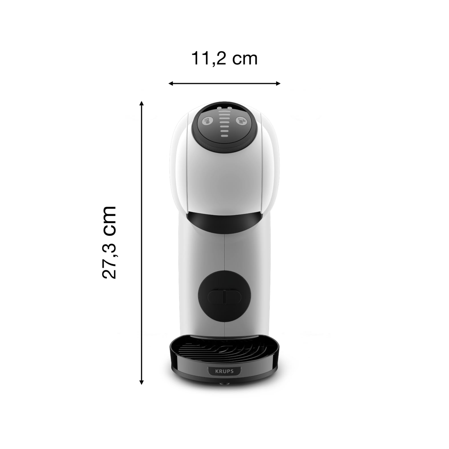 Machine à Café Dosettes Genio S Blanche – Multi-boissons Compacte KP243110