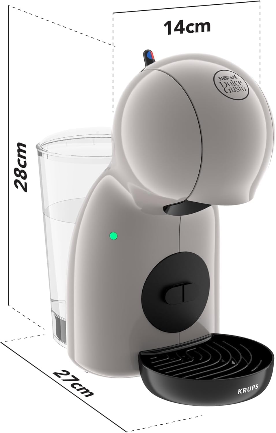 Machine à Café Dosettes Ultra-Compacte Piccolo XS Taupe – KP1A3A