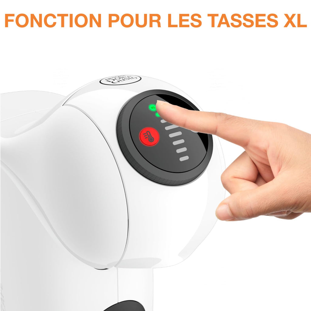 Machine à Café Dosettes Genio S Blanche – Multi-boissons Compacte KP243110