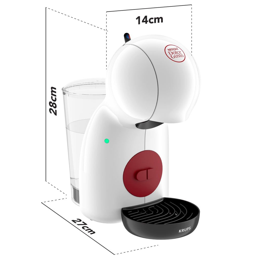 Machine à Café Capsules Piccolo XS Blanc/Rouge – 15 Bars Multi-boissons KP1A3110