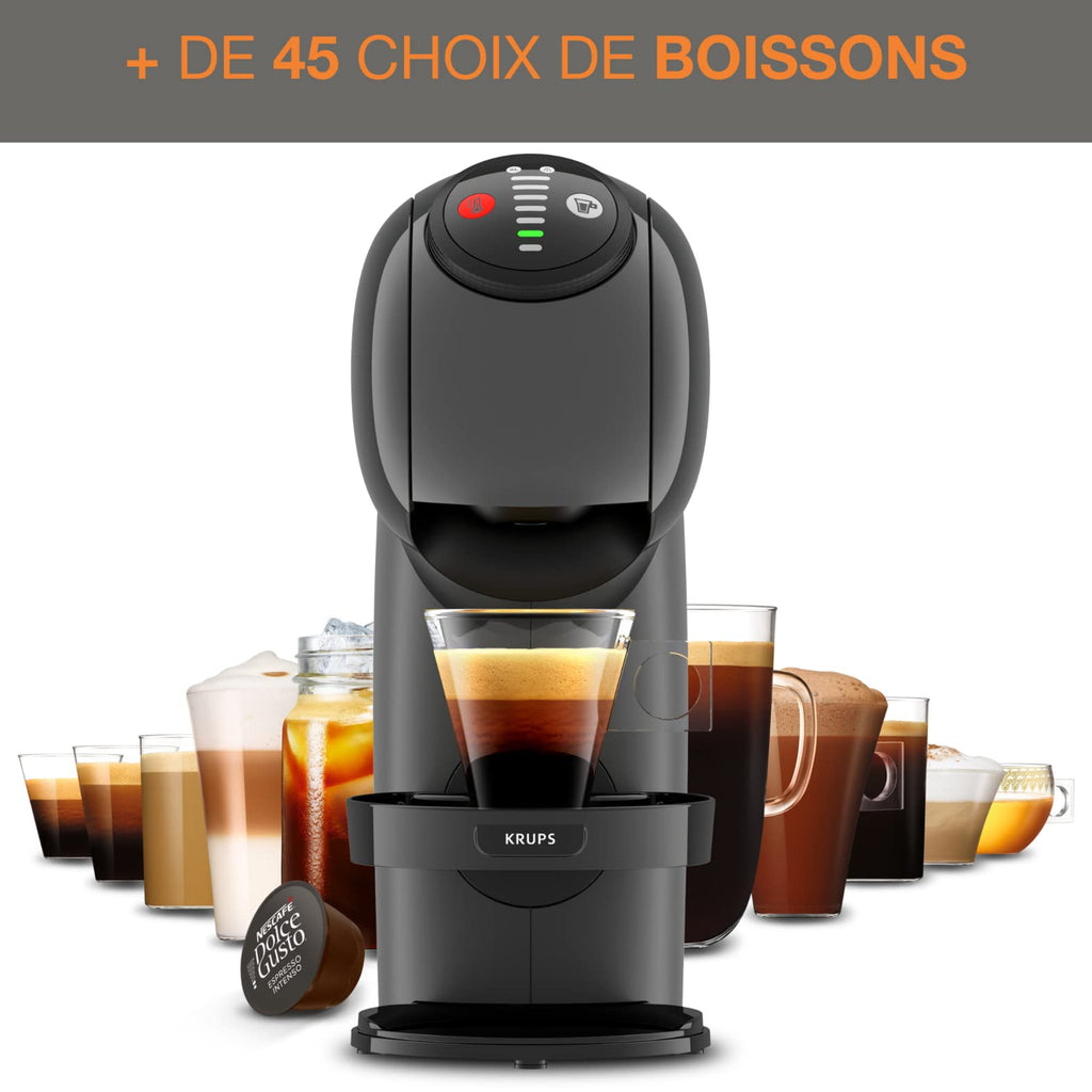 Machine à Café Espresso Genio S Anthracite – 0,8 L Multi-boissons KP243B10