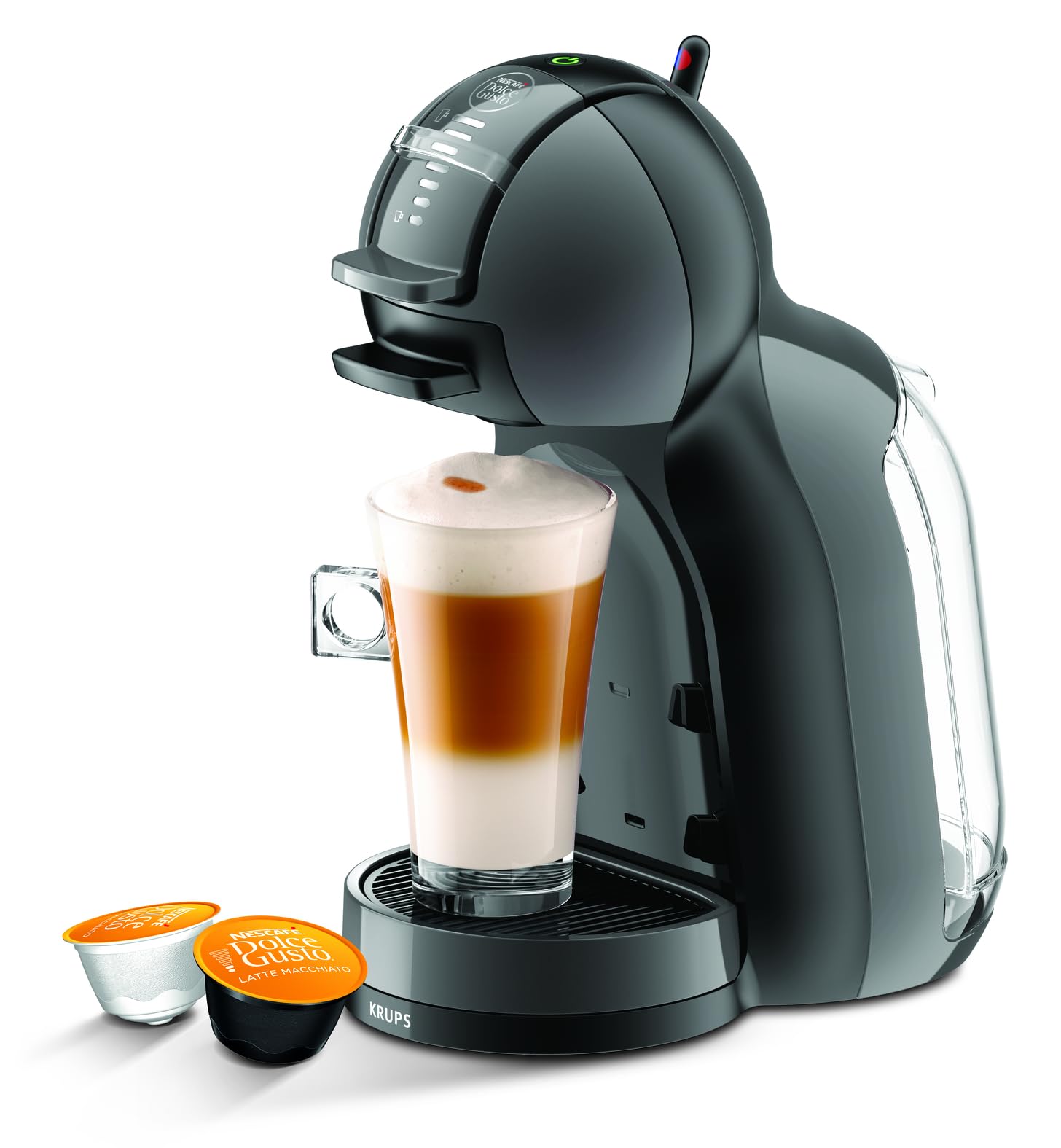 Machine à Café Capsules Mini Me Noir/Anthracite – 0,8 L, 15 Bars KP123810