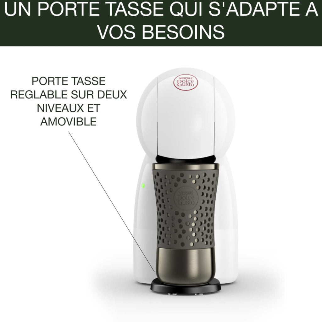 Machine à Café Capsules Piccolo XS Blanc/Rouge – 15 Bars Multi-boissons KP1A3110