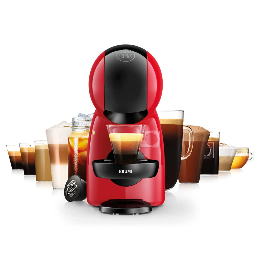 Machine à Café Capsules Piccolo XS Rouge – 15 Bars, Multi-boissons KP1A3510