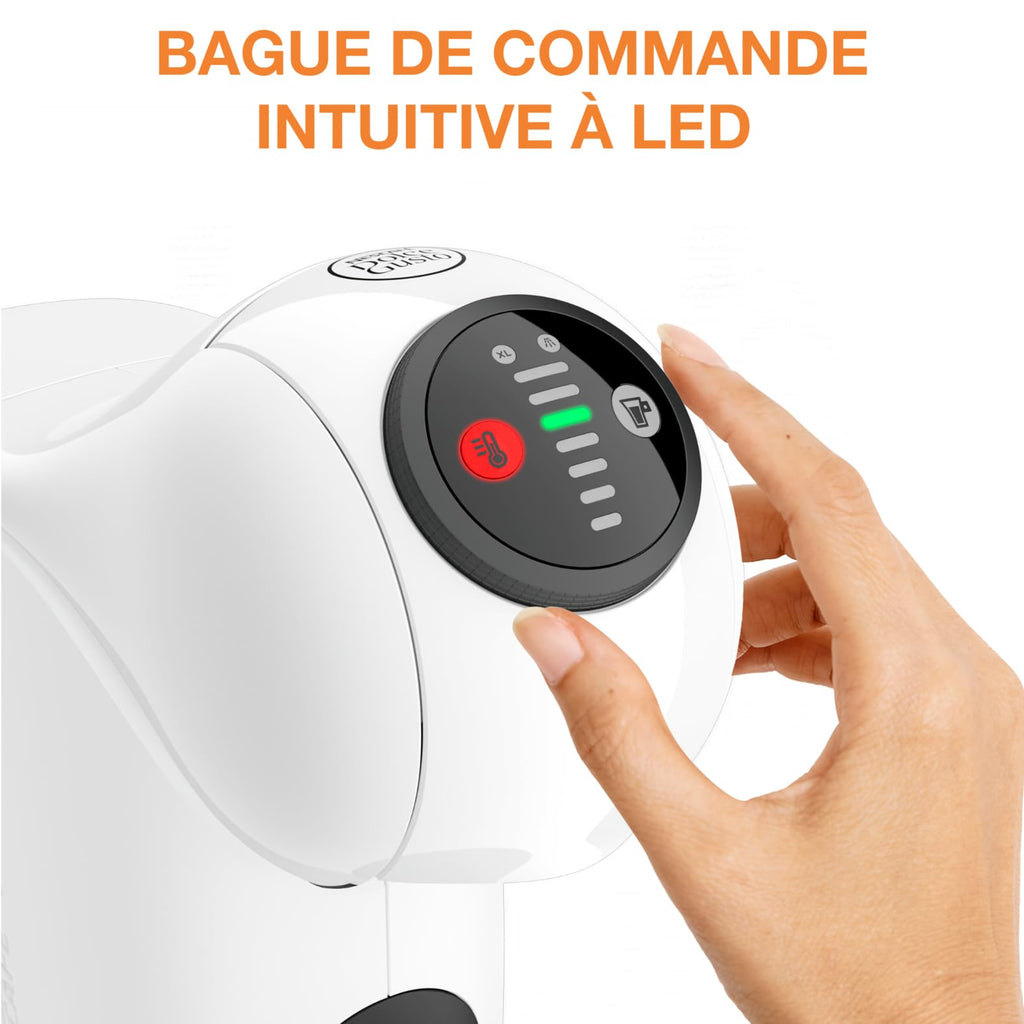Machine à Café Dosettes Genio S Blanche – Multi-boissons Compacte KP243110