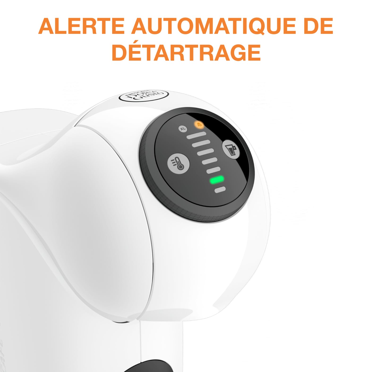 Machine à Café Dosettes Genio S Blanche – Multi-boissons Compacte KP243110