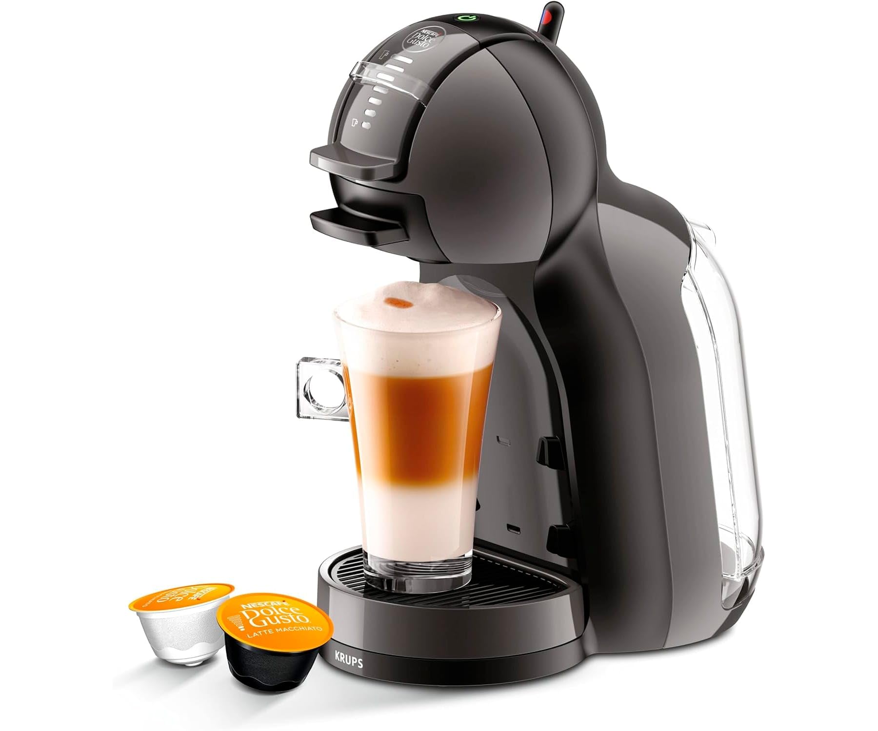 Cafetière à Capsules Mini Me Noire – 15 Bars, 0,8 L KP1238AS