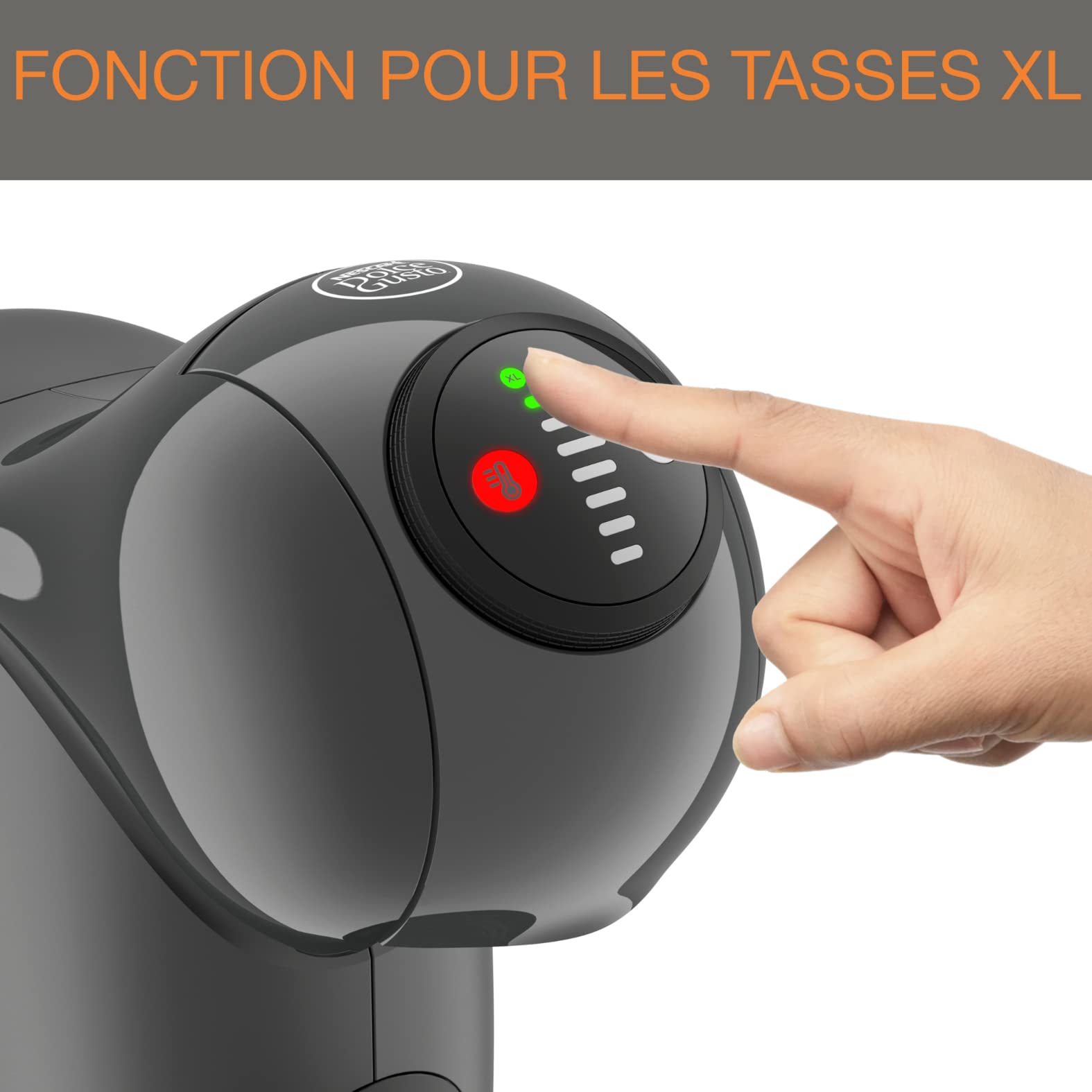 Machine à Café Espresso Genio S Anthracite – 0,8 L Multi-boissons KP243B10