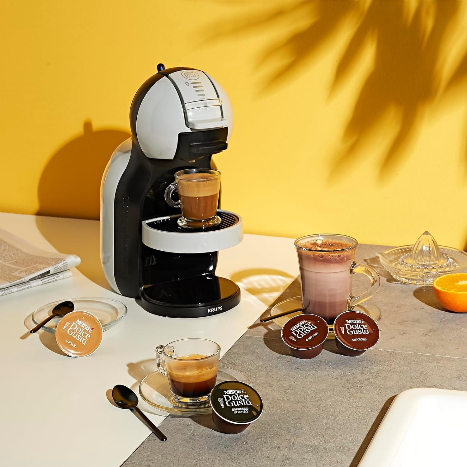 Machine à Café Expresso Mini Me Grise Automatique – 0,8 L Multi-boissons