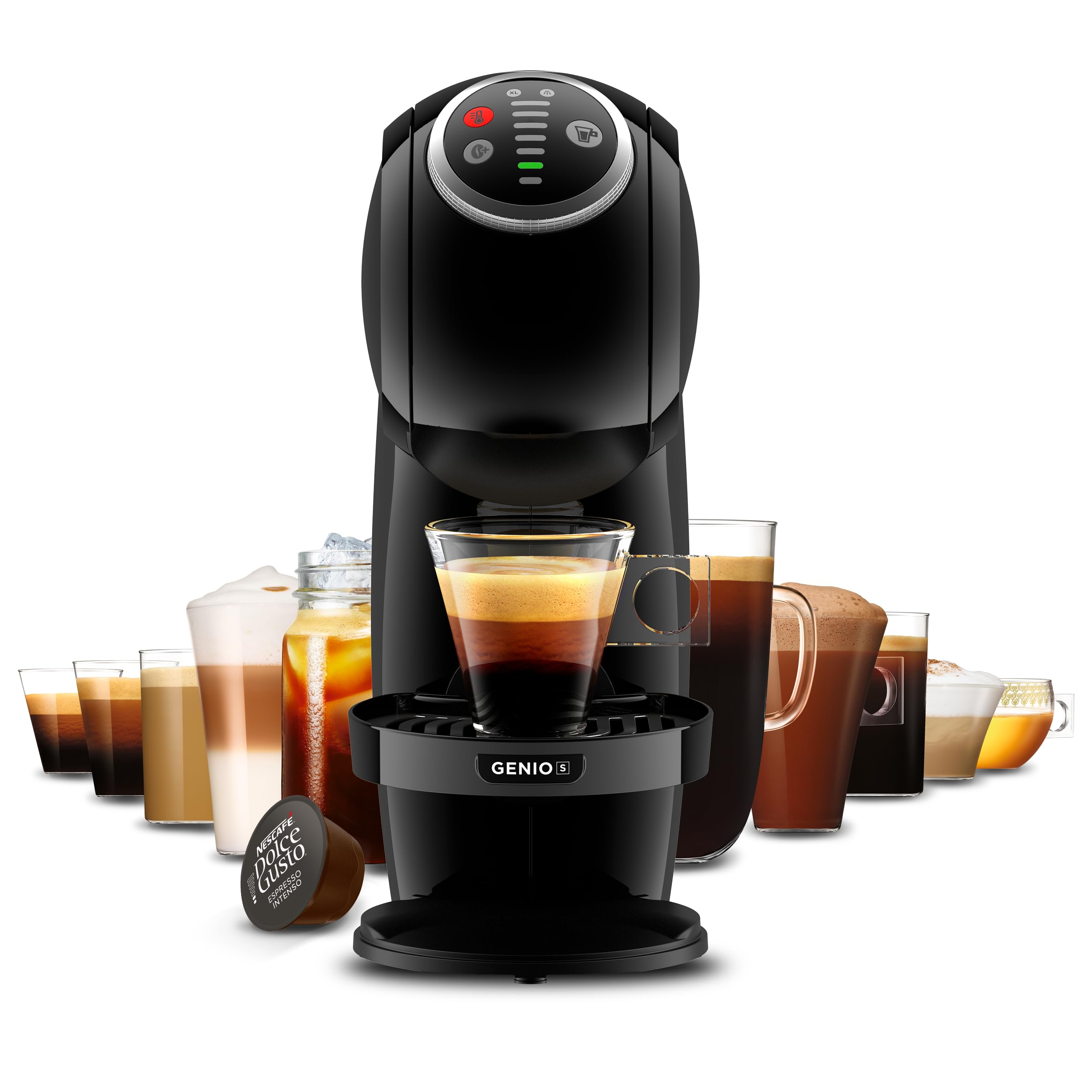 Machine à Expresso Semi-Automatique Genio Plus – 0,8 L, Capsules