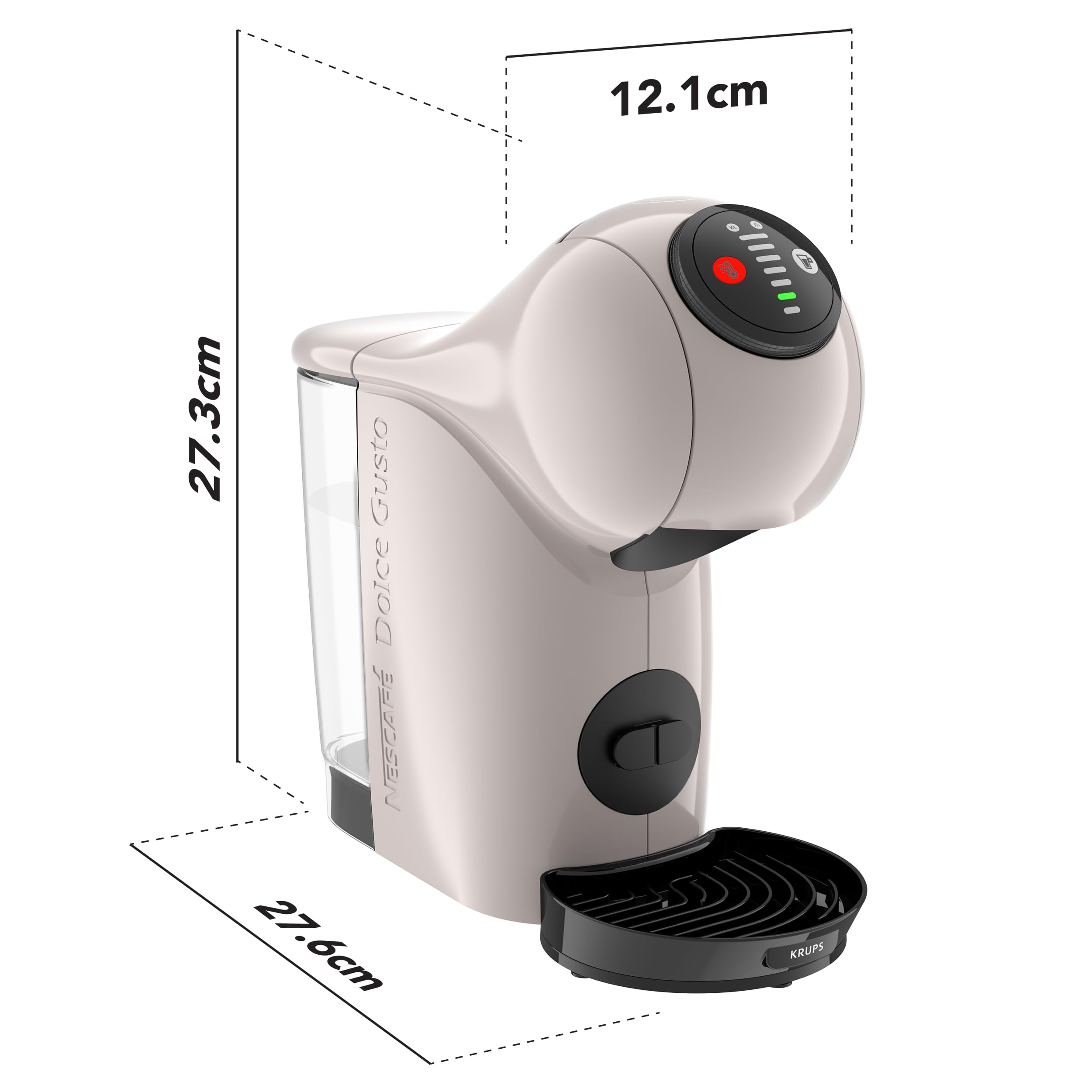 Machine à Café Capsules Genio S Taupe – Multi-boissons KP243A