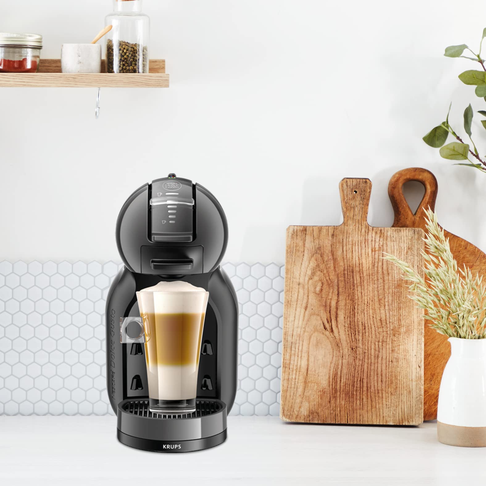 Machine à Café Expresso Mini Me Grise Automatique – 0,8 L Multi-boissons